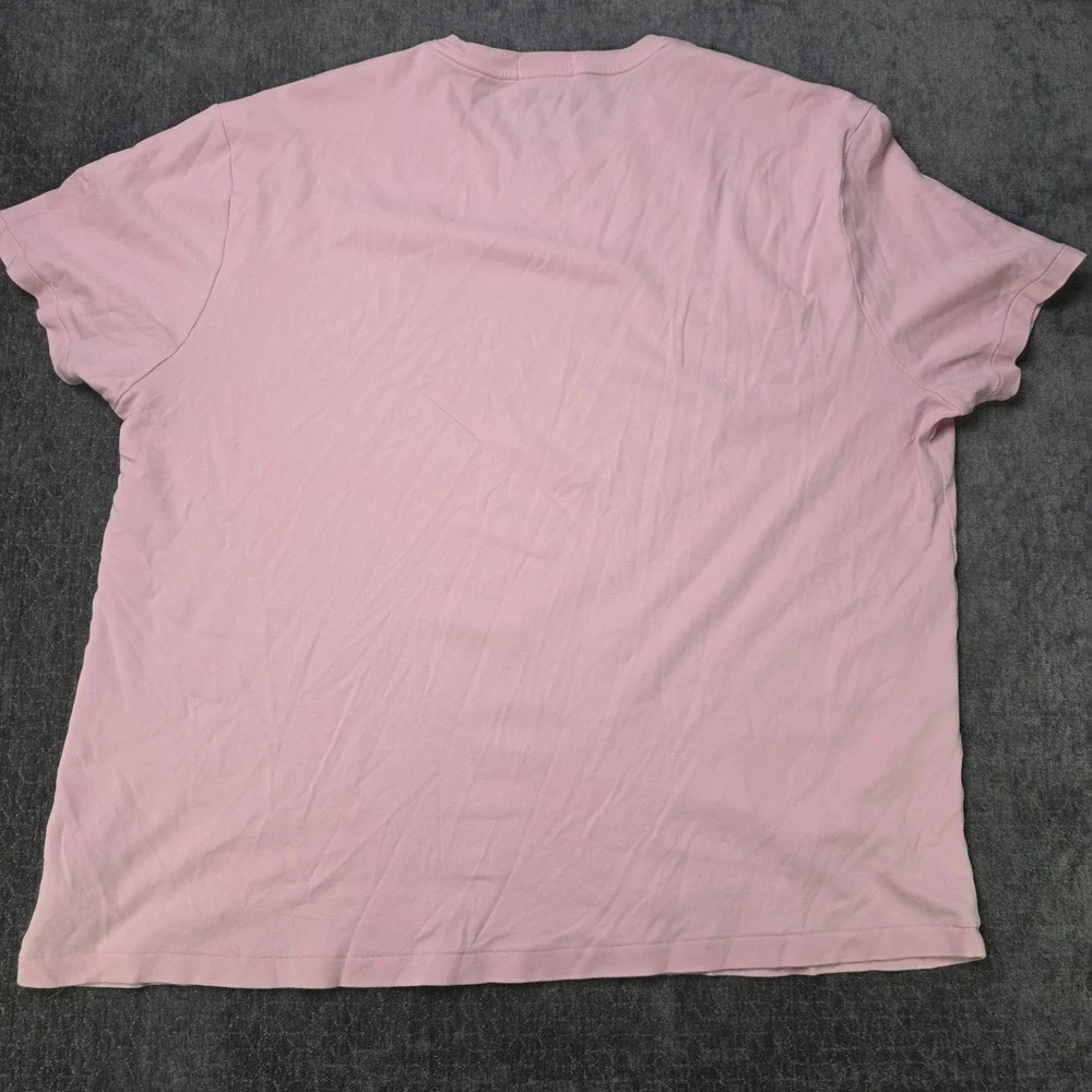 Polo Ralph Lauren T Shirt Mens XL Classic Fit Pink Flesh Pony Preppy Cotton